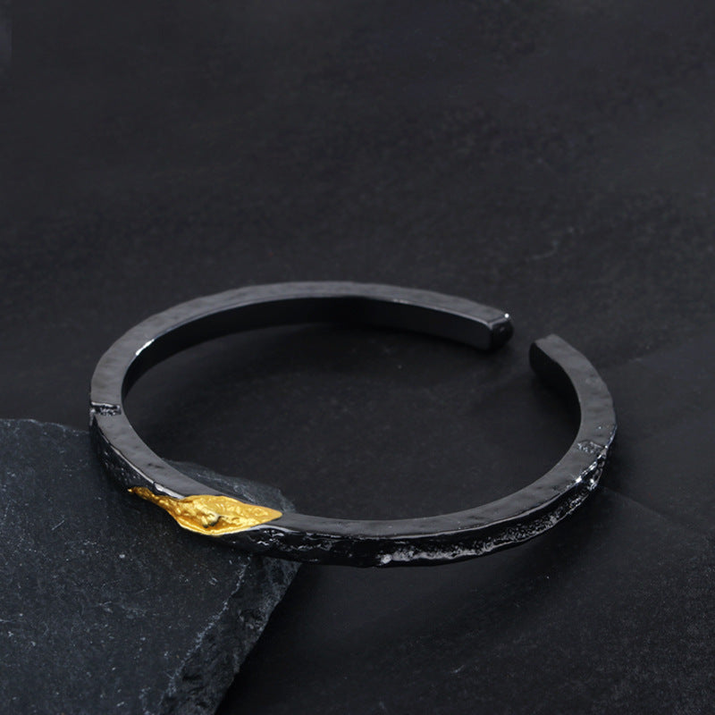 Men's Minimalist Open Cuff Bracelet